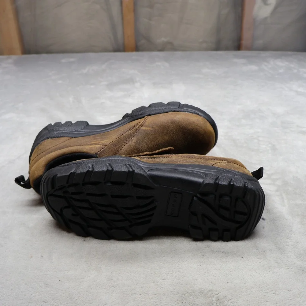 Roper Mens 9.5 Slip On‎ Shoes Brown Performance Sports Leather Rugged Casual